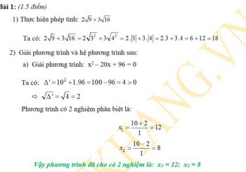 Phương pháp giải bài tập hàm số bậc hai, bậc nhất lớp 10