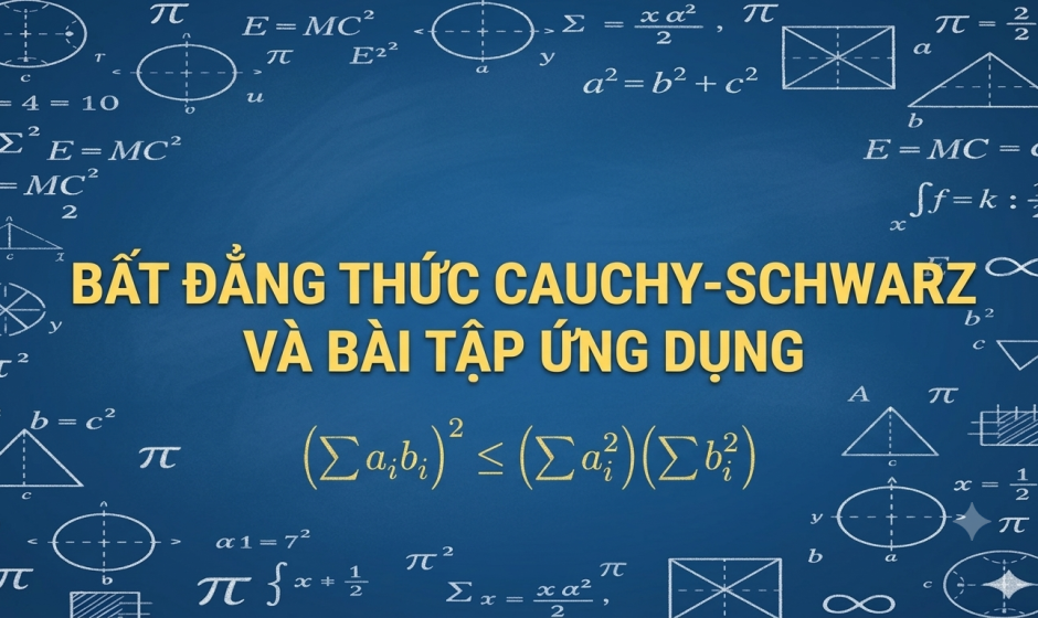 Bất đẳng thức cauchy schwarz và bài tập ứng dụng có giải