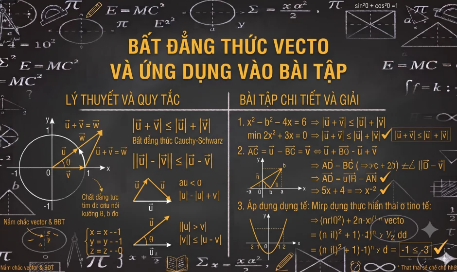 Bất đẳng thức vecto và ứng dụng vào bài tập