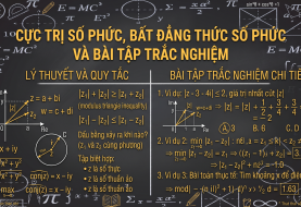 Cực trị số phức, bất đẳng thức số phức và bài tập trắc nghiệm