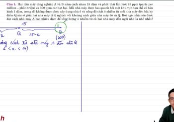 Bài toán thực tế lớp 12 - Tổng hợp 124 bài tập hay nhất