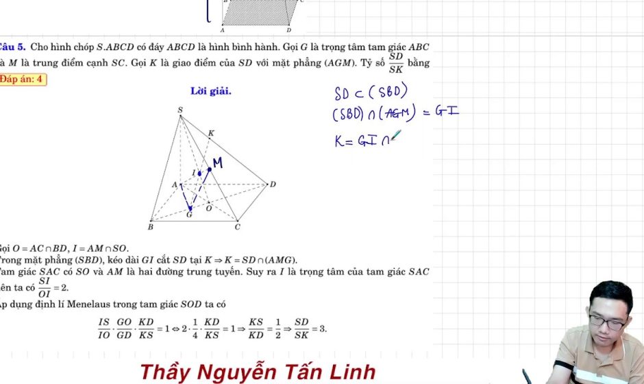 Đề thi học kì 1 lớp 11 môn toán có đáp án trắc nghiệm năm học 2017-2018