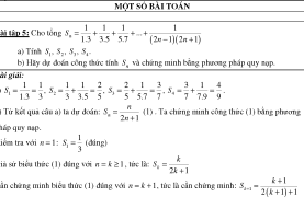Phương pháp qui nạp toán học - Bài tập có lời giải chi tiết
