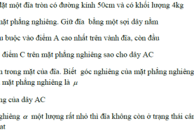 Bài tập tĩnh học vật rắn có đáp án và lời giải chi tiết