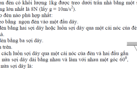 Bài tập vật lý 10 chương 3 có lời giải và đáp án chi tiết