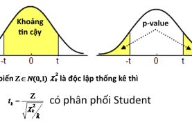 Bảng tra phân phối student - t trong xác suất thống kê
