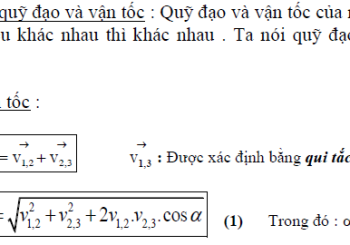 Công thức vật lý 10 chương 1 đầy đủ và chi tiết nhất