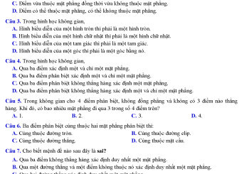 Đại cương về đường thẳng và mặt phẳng cực hay