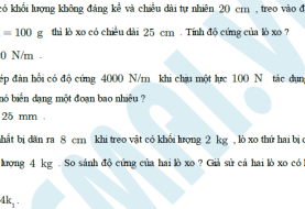Lực đàn hồi của lò xo định luật Húc