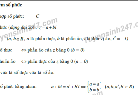 Lý thuyết số phức đầy đủ và chi tiết nhất