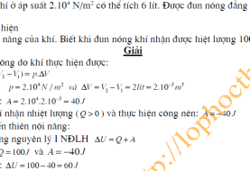 Các nguyên lý nhiệt động lực học và bài tập ứng dụng