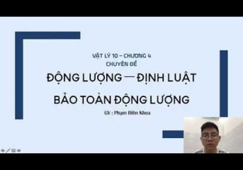 Bài tập về định luật bảo toàn động lượng có lời giải chi tiết