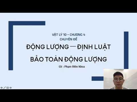 Bài tập về định luật bảo toàn động lượng có lời giải chi tiết
