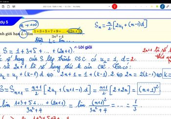 Chuyên đề giới hạn dãy số - Tổng hợp bài tập [pdf]