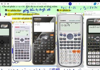 Thủ thuật máy tính casio fx 570vn plus