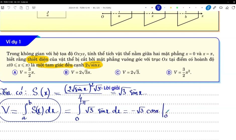 Đề thi học sinh giỏi toán 12 có đáp án