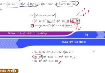 Ý nghĩa của đạo hàm và bài tập ứng dụng [pdf]